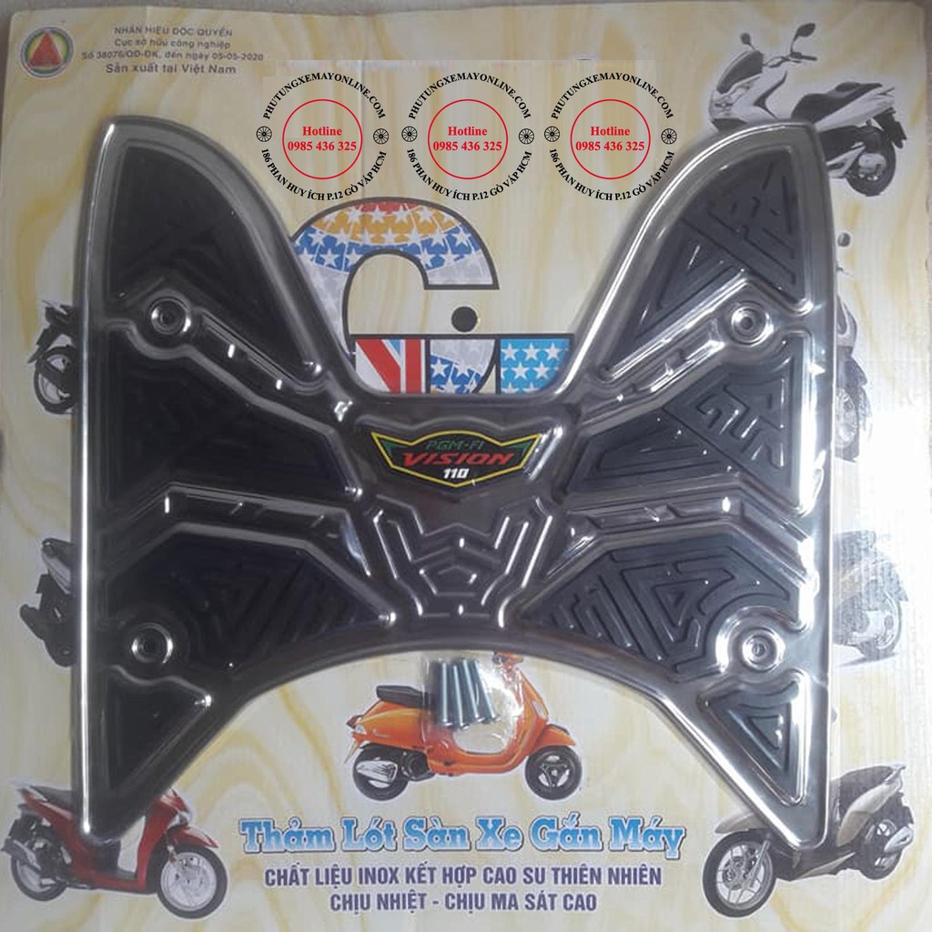 Thảm lót sàn inox xe vision