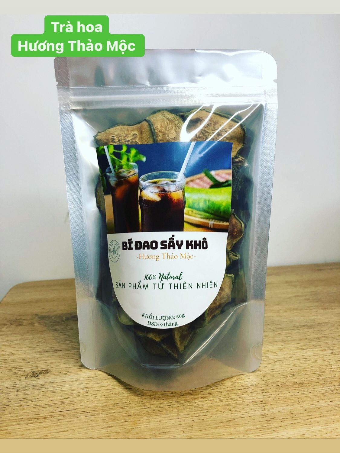 Trà Bí Đao Sấy Khô (Thanh Nhiệt - Mát Gan) - Trà Hoa Natural Thảo Mộc