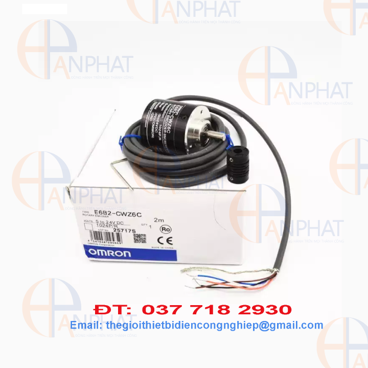 [HCM]Encoder Omron E6B2-CWZ6C 1024 xung (1024p/r) nguồn 5-24VDC
