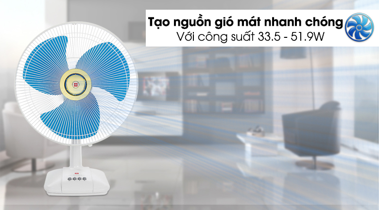 [GIAO TẠI HCM] - Quạt bàn KDK A40B