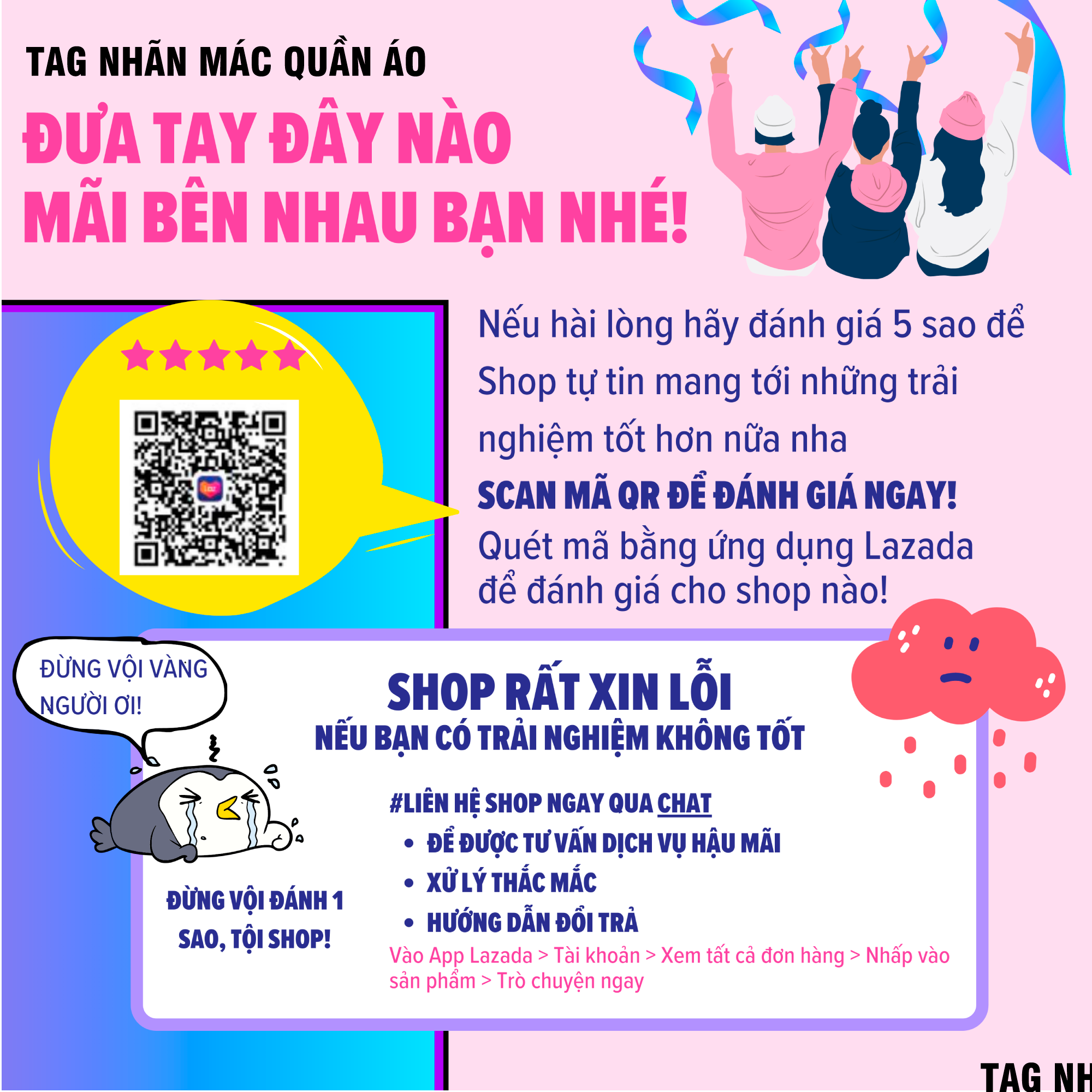 [HCM]Tag khuyên tai bông tai 100 cái