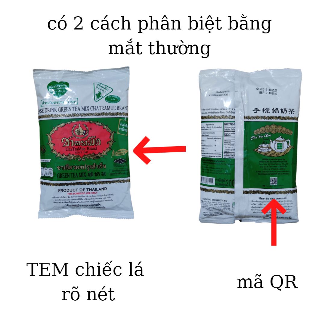 TRÀ THÁI XANH 200G PHA 30 LÍT CHUẨN THÁI