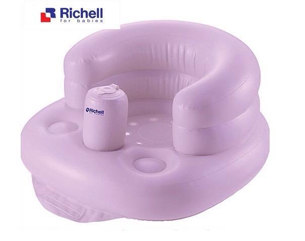 [HCM]Ghế hơi tập ngồi Richell (Tím)