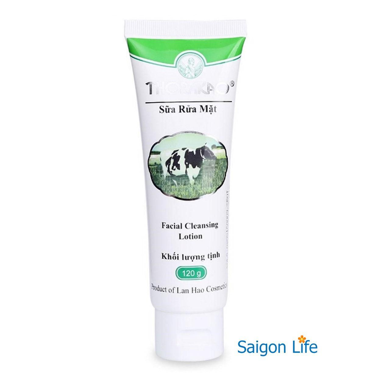 Combo3 Sữa rửa mặt Thorakao Sữa bò Trắng da 120g