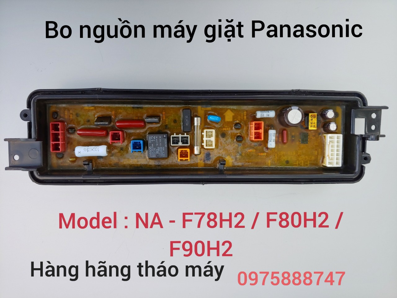 Bo nguồn máy giặt panasonic lồng đứng / model : na - f78h2 / f80h2 / f90h2