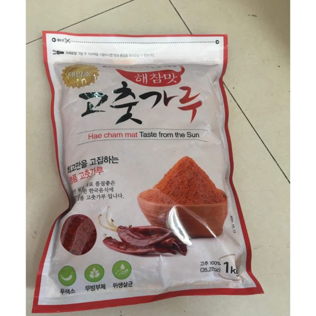 1KG ỚT BỘT HAECHAM MAT HÀN QUỐC NHẬP KHẨU, KIM CHI