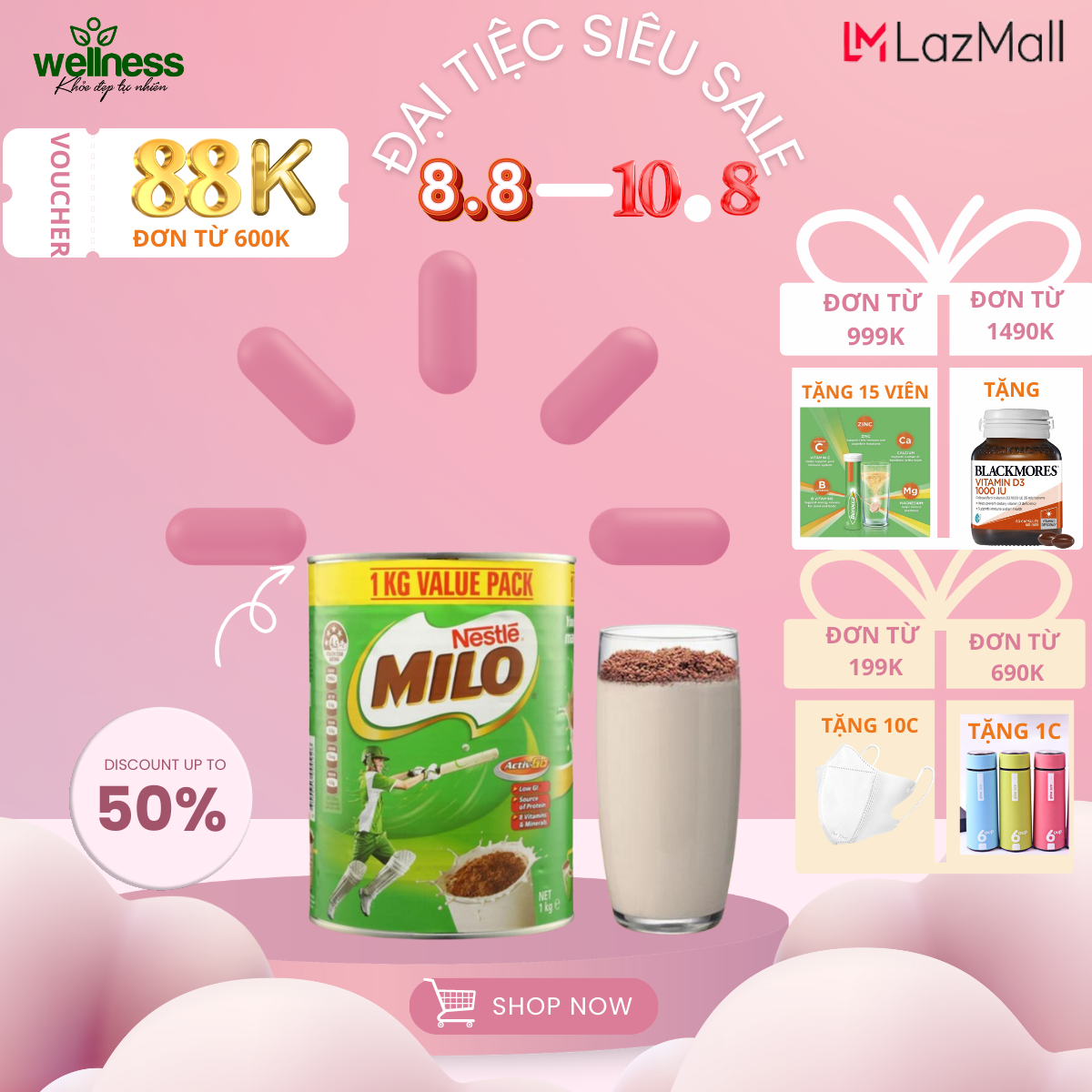 Sữa Bột Milo Của Úc 1kg/hộp - sữa bột