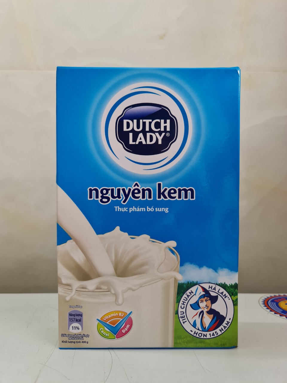 HỘP GIẤY 400g SỮA BỘT NGUYÊN KEM CÔ GÁI HÀ LAN VN DUTCH LADY Whole Milk