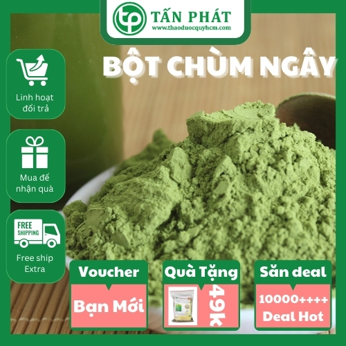Bột lá chùm ngây nguyên chất 200g - tấn phát