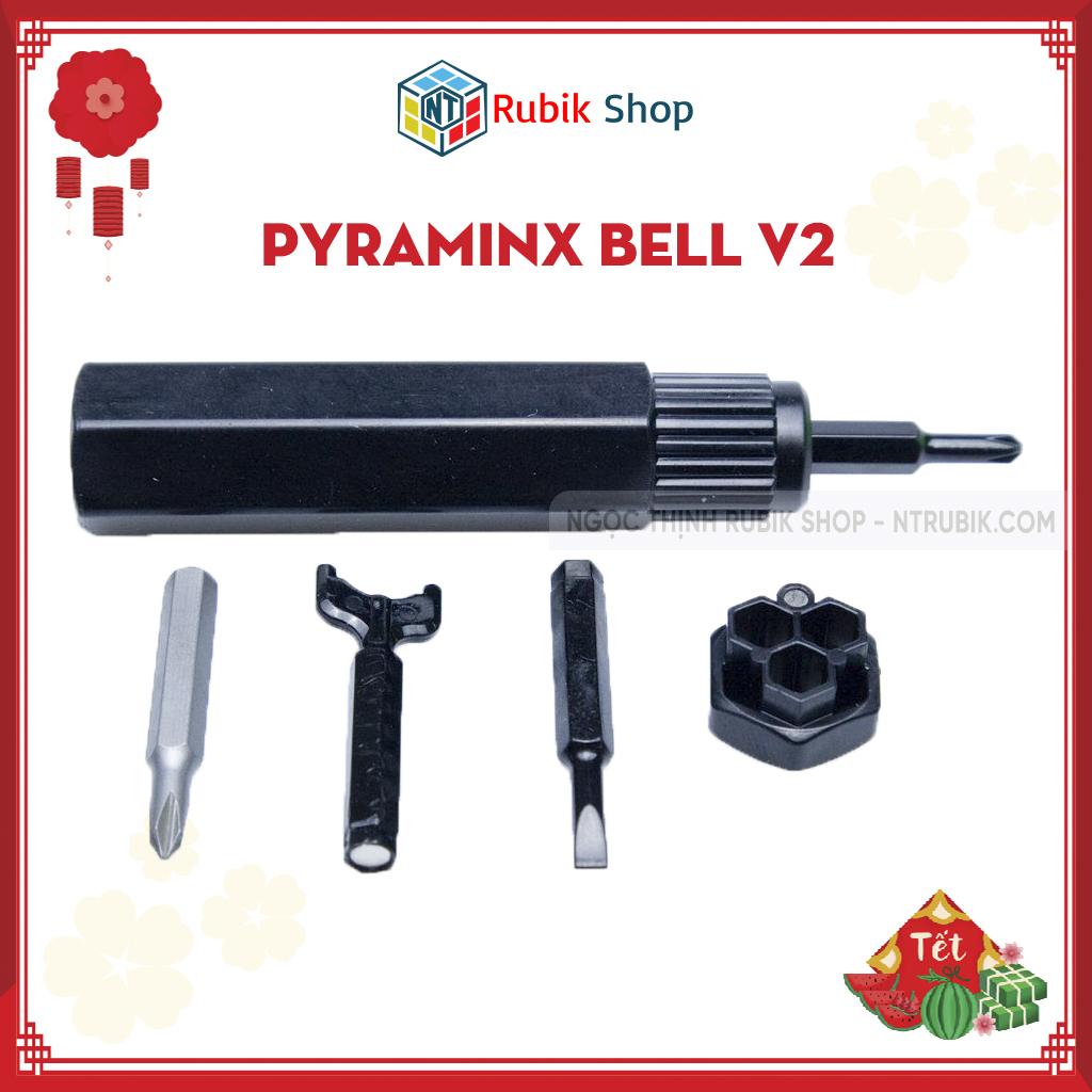[Siêu Phẩm] Rubik QiYi Pyraminx X-man Bell Stickerless