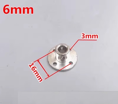 Khớp nối mặt bích gắn bánh xe - trục 3.17mm, 4mm, 5mm, 6mm, 8mm