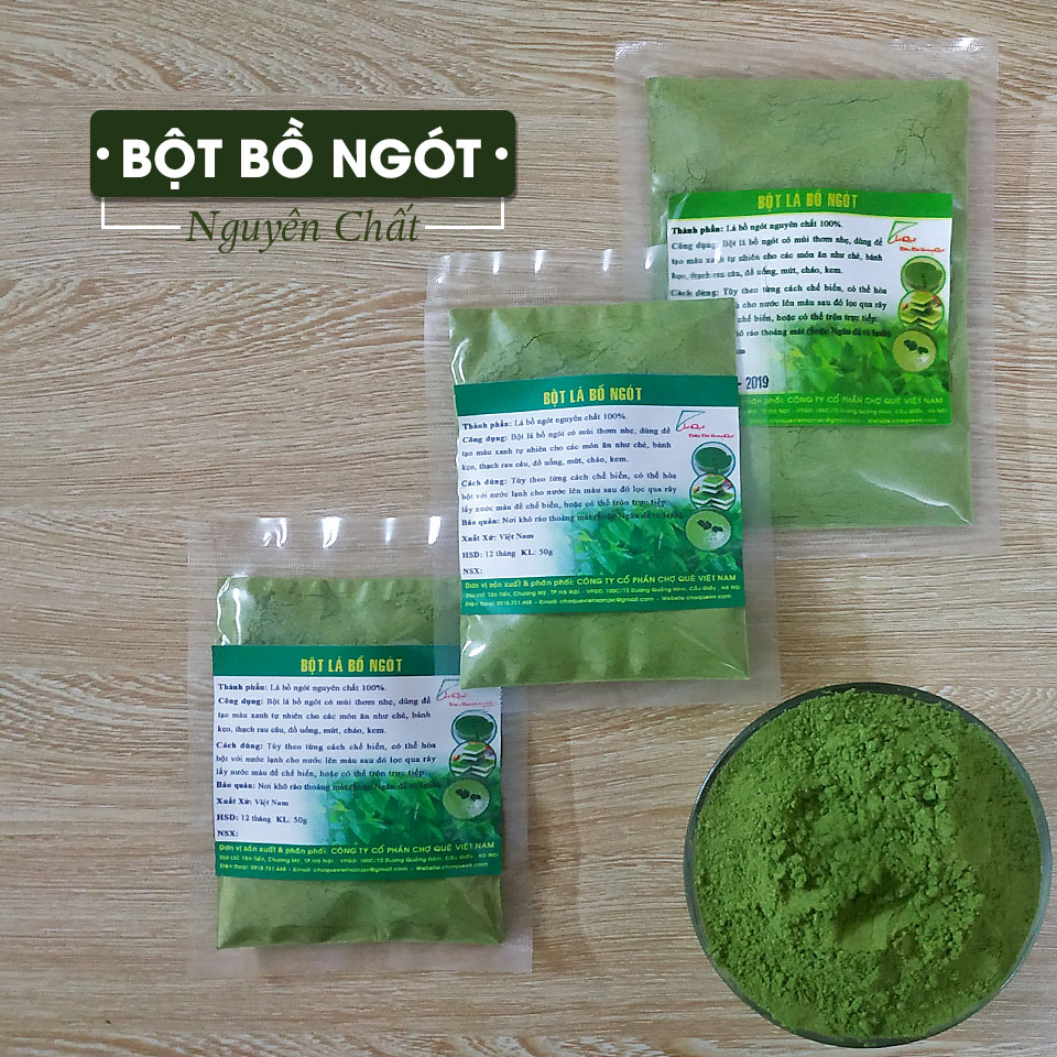 Bột Bồ Ngót Chợ Quê Nguyên Chất