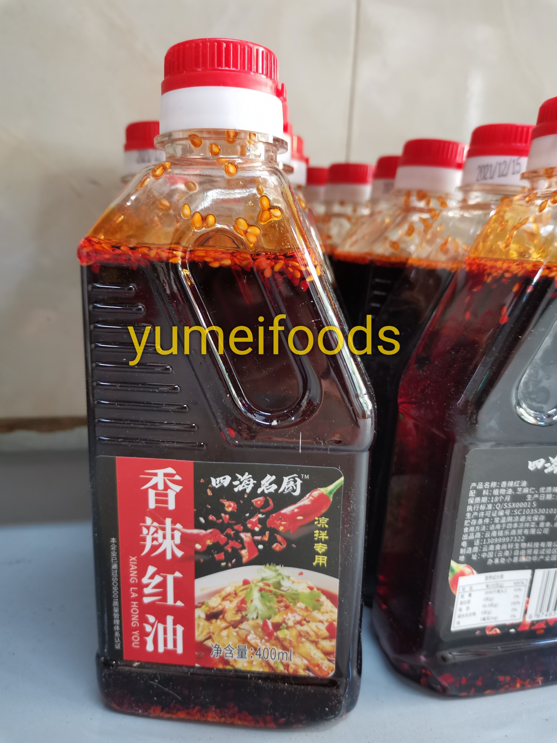 Dầu Ớt Tê Cay Làm Bún Macao chai 400ml