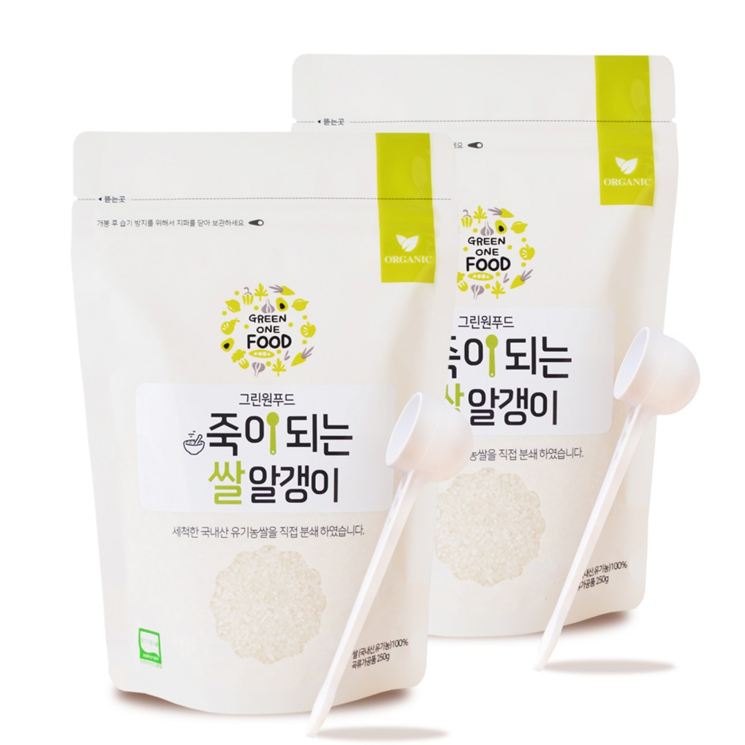 CHÍNH HÃNG KOREA Gạo hạt vỡ hữu cơ dành cho bé ăn dặm Green One Food 250g