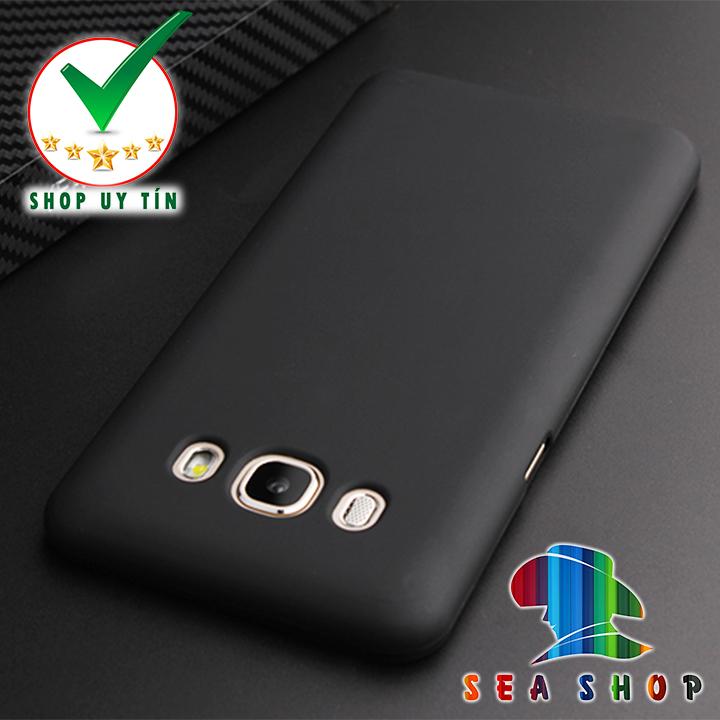 [TẶNG KÍNH CƯỜNG LỰC] Ốp lưng Samsung Galaxy J7 2016 - J710 silicon đen - Thiết kế nhựa dẻo - Chống trơn trượt