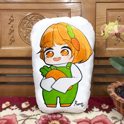 gối ôm kamui mẫu 2 hero team tặng 1 bộ nhãn vở hero team hoặc huy hiệu