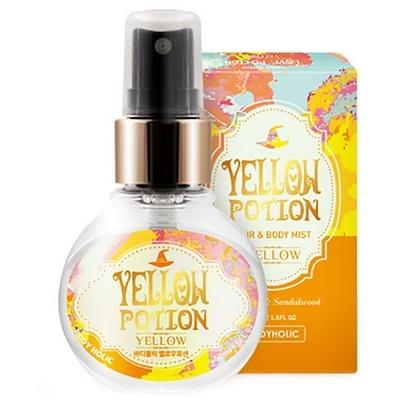 HCMXịt Thơm Toàn Thân Và Tóc Body Holic - Yellow Potion