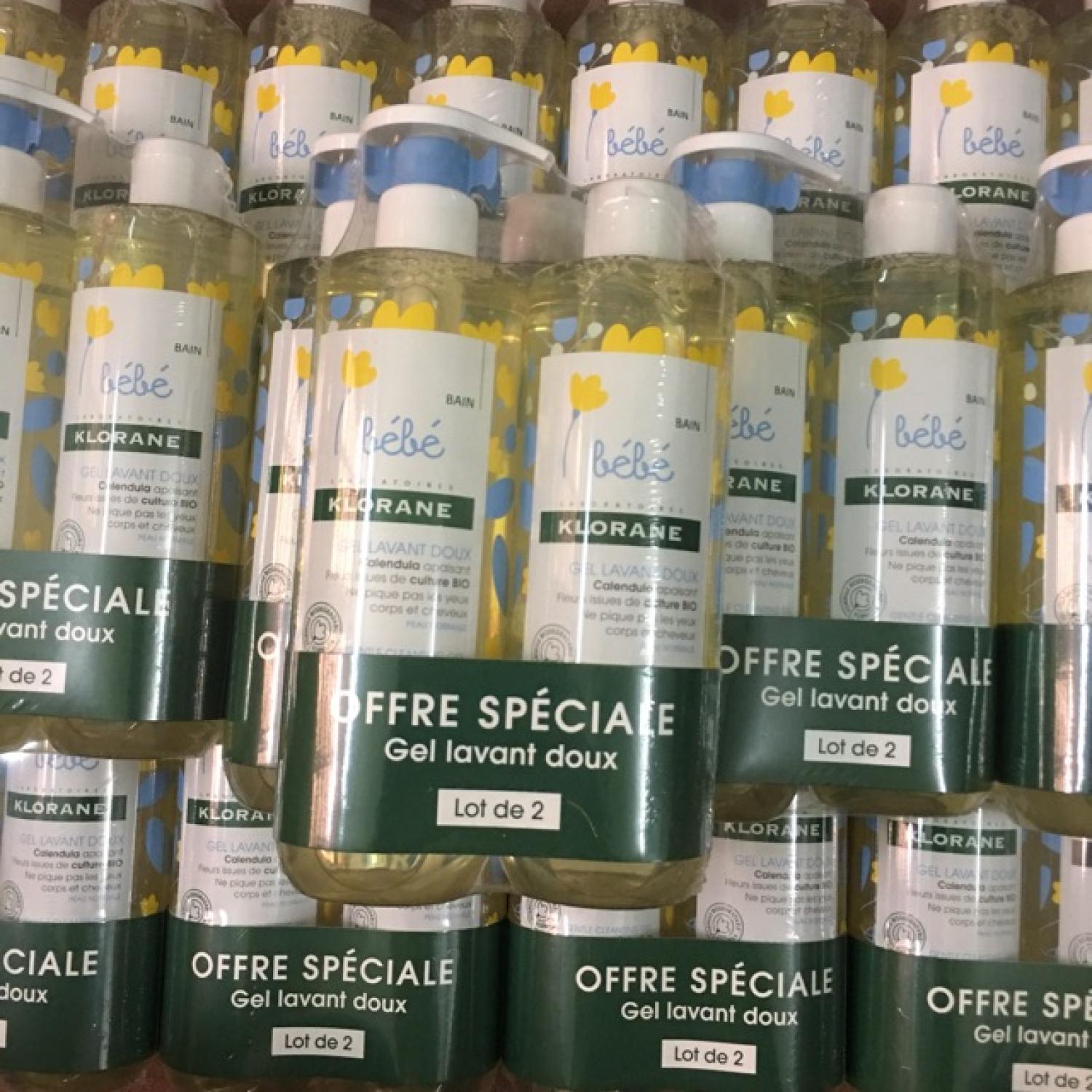 Sữa tắm gội 2 in 1 Klorane bebe Pháp cho bé ( sữa Tắm Klorane BeBe)