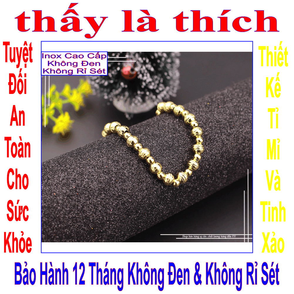 Ankle chains gold ball child type ball and ball stylized-child safety-commitment 1 Đổi 1 if Hoen, rust