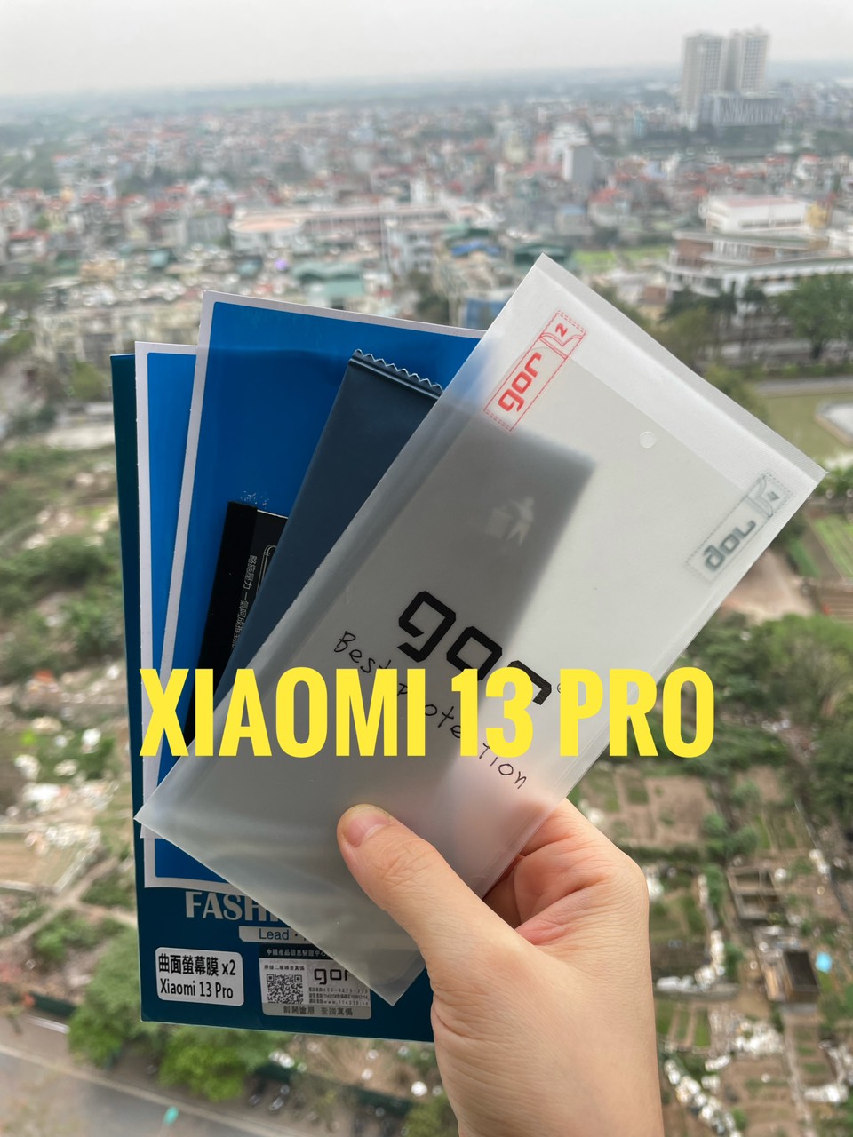 Bộ 2 Miếng dán dẻo 3D Gor cho Xiaomi 13 Pro - hiệu  Gor ( hộp 2 miếng trước)