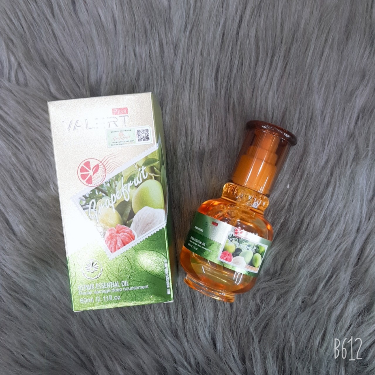 Tinh dầu bưởi Grapefruit Valert cho tóc khô hư tổn