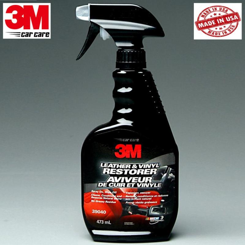 Chai xịt bảo dưỡng nội thất ô tô 3M Leather And Vinyl Restorer 473ml 39040