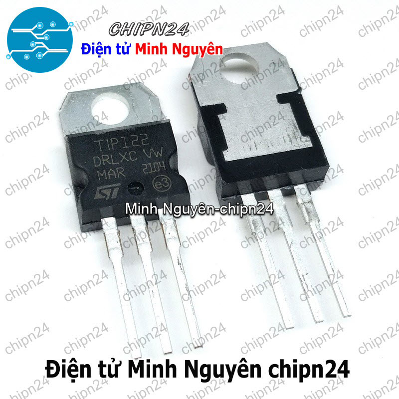 [5 con] (KT1) Transistor TIP122 TO-220 NPN 5A 100V (Darlington) - HH000665