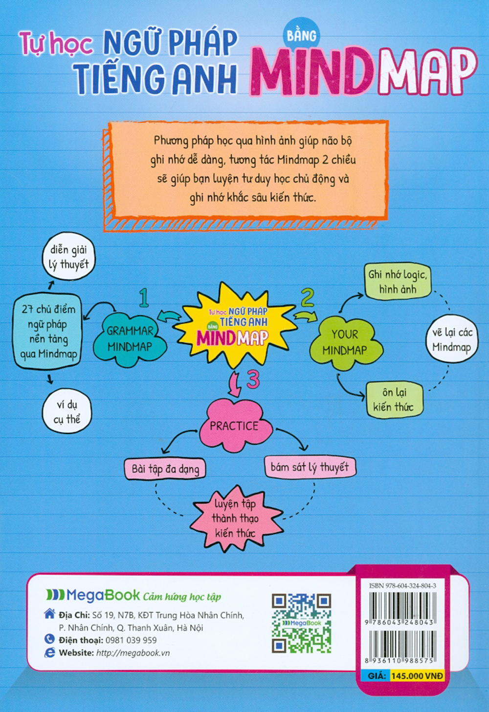 Tự Học Ngữ Pháp Tiếng Anh Bằng Mindmap - Tập 1
