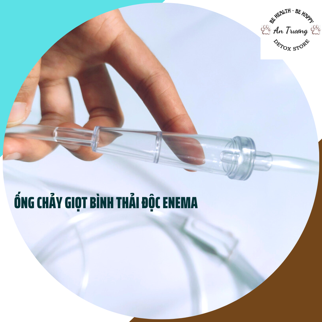 Bình truyền cà phê Enema thải độc đại tràng ( tặng 1 đầu dây truyền mềm mại tiêu chuẩn)