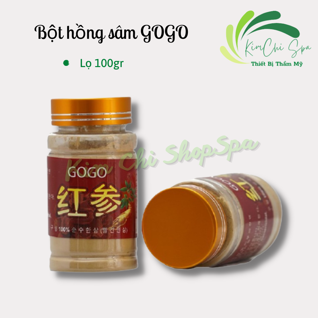 Bột hồng sâm Gogo Hàn Quốc cấy đẹp da