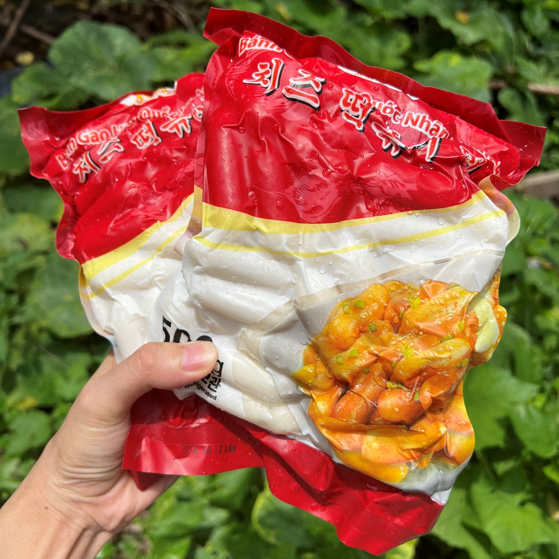 Tokbokki phô mai bánh gạo nhân phô mai Hàn Quốc ăn liền