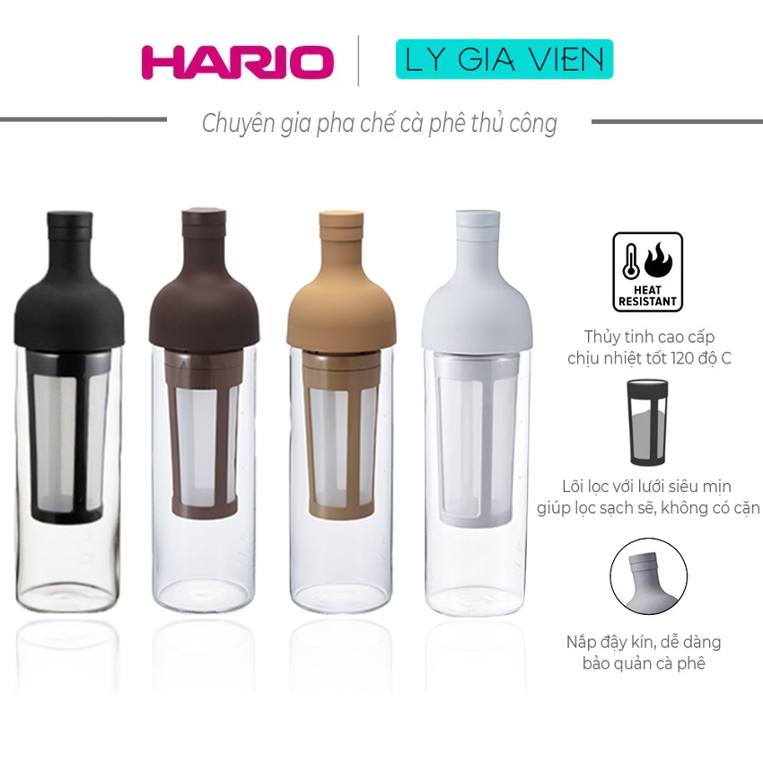 Bình Pha Cà Phê Cold Brew Hario Filter In Bottle