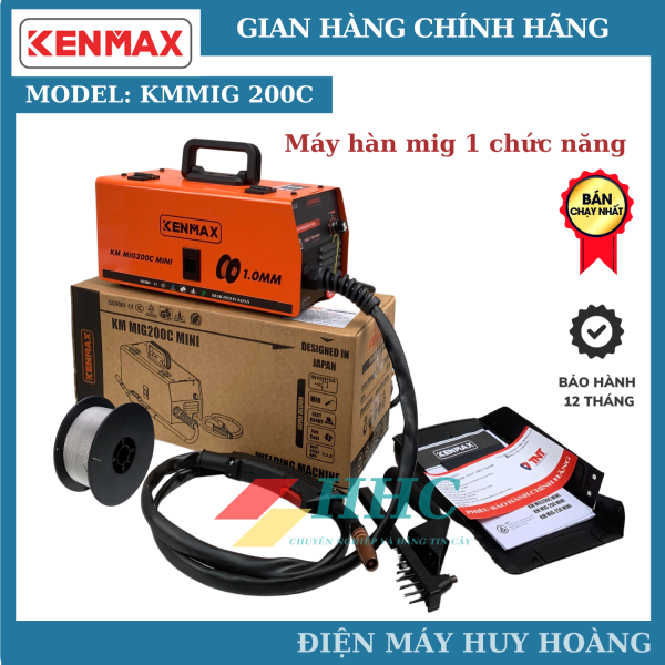 Máy hàn mig mini 1 chức năng Kenmax 200C - Tặng cuộn dây hàn không dùng khí
