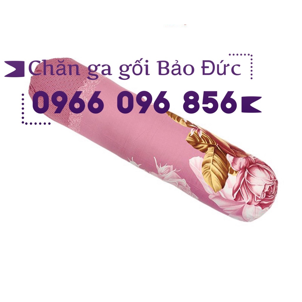 Vỏ gối ôm35x100 vỏ gối, bao gối ôm cotton poly