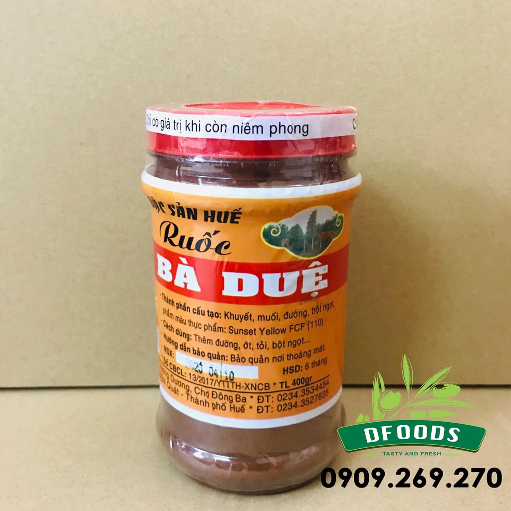 Mắm Ruốc Huế Bà Duệ 400g chính gốc