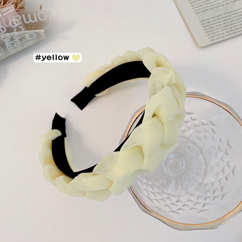 Cài Tóc Dạng Bện Phong Cách Hàn Quốc Cho Nữ
