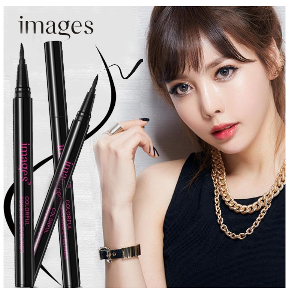Bút dạ kẻ mắt siêu mảnh IMAGES kẻ viền mắt bút lông kẻ mắt kẻ mắt nước nội địa Trung TK-14 Tayoka