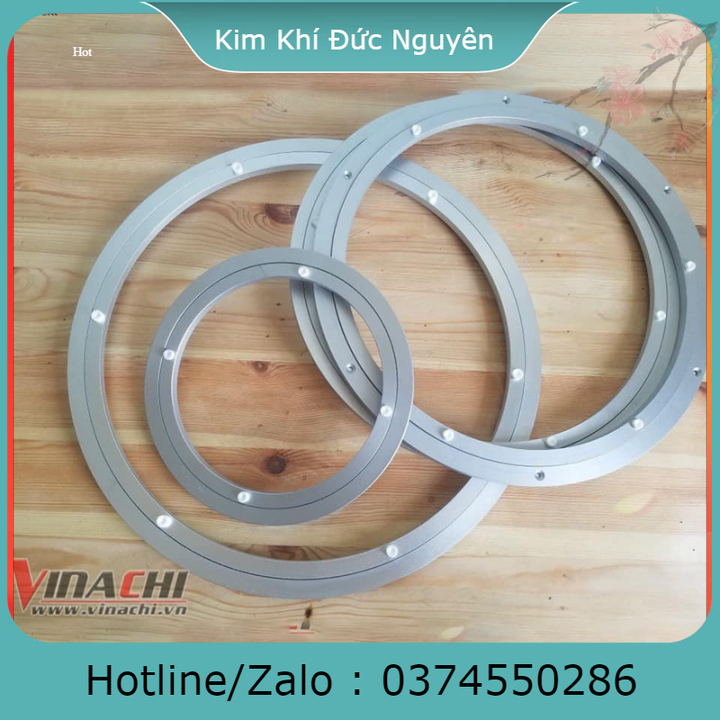 Mâm xoay tròn kiểu 1 - bộ phụ kiện mâm xoay bàn tròn - 1 cái kimkhihanoi