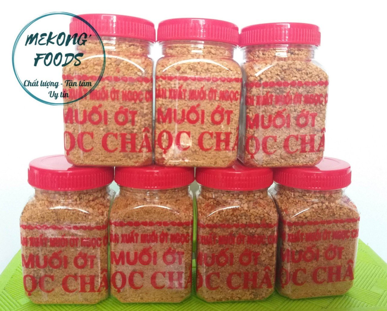 Muối ớt Ngọc Châu loại mịn hủ 100gr