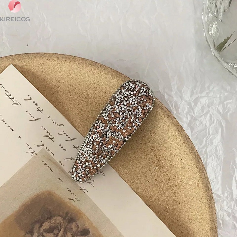 Kẹp tóc mái đính đá nhuyễn lấp lánh siêu xinh
