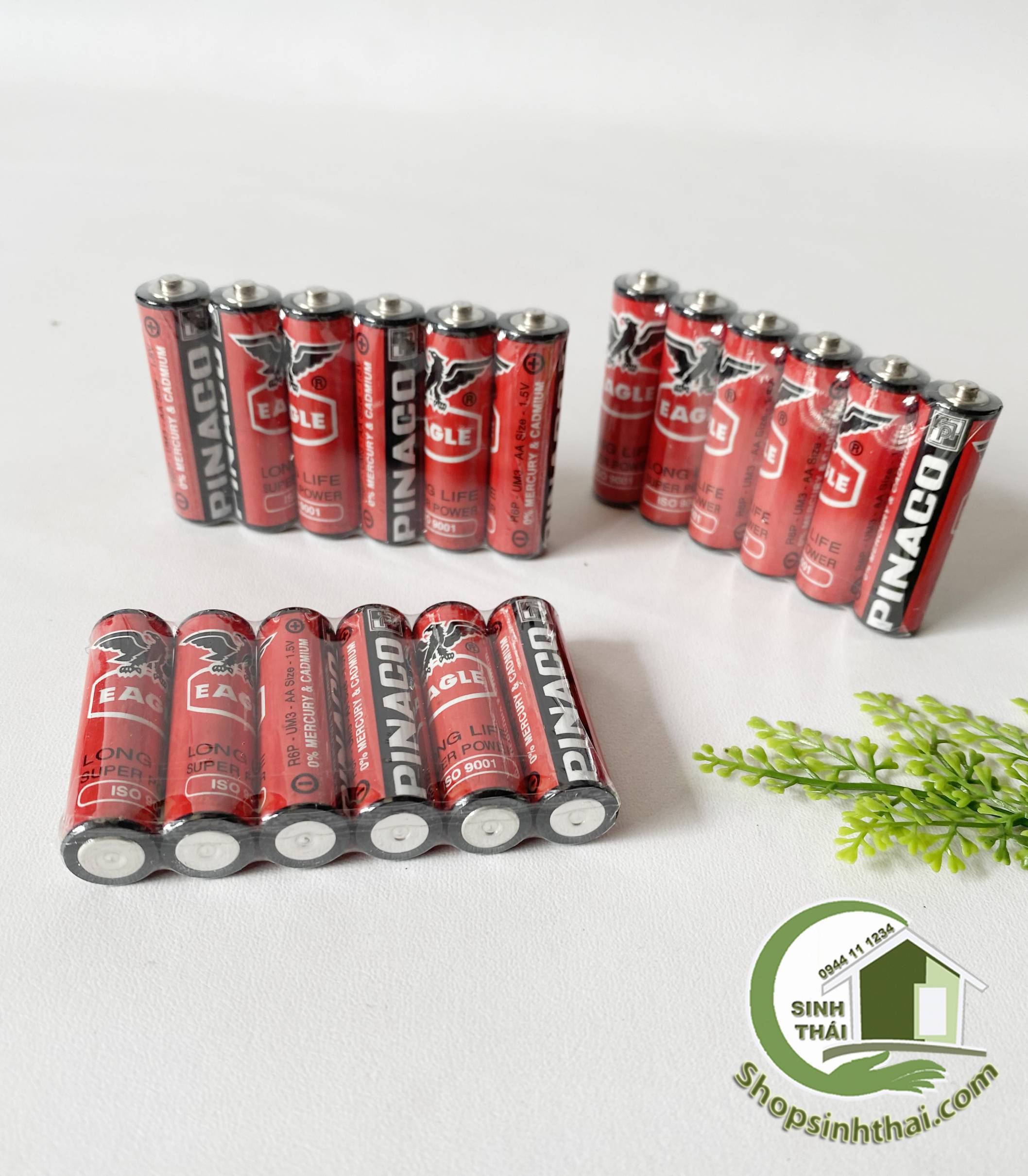 Pin Tiểu AA ( 2A) Pin Con Ó Pinaco 1.5V ( 4 viên )