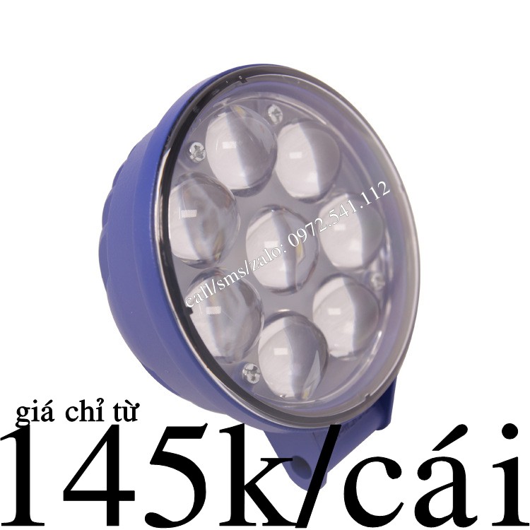 Đèn LED trợ sáng 8 bóng tròn SHILIDUO