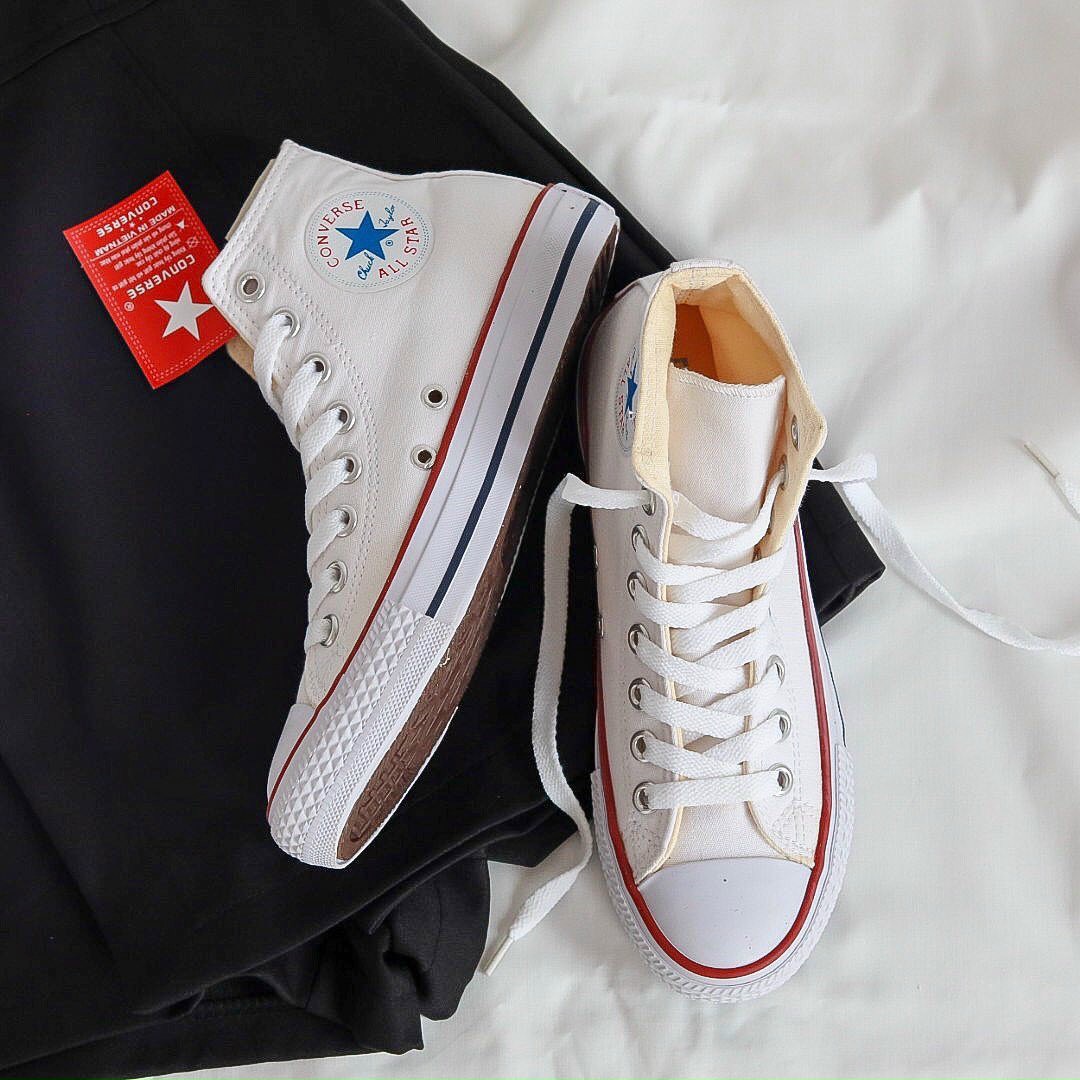[Full Box] Giày Converse Classic Black White - Đen Trắng