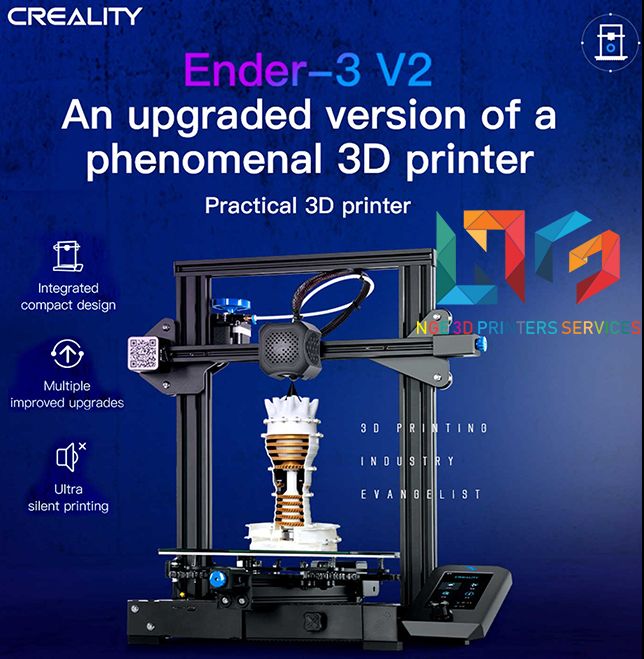 [Trả góp 0%]Máy in 3D Creality Ender 3 V2 khổ in 22*22*25cm