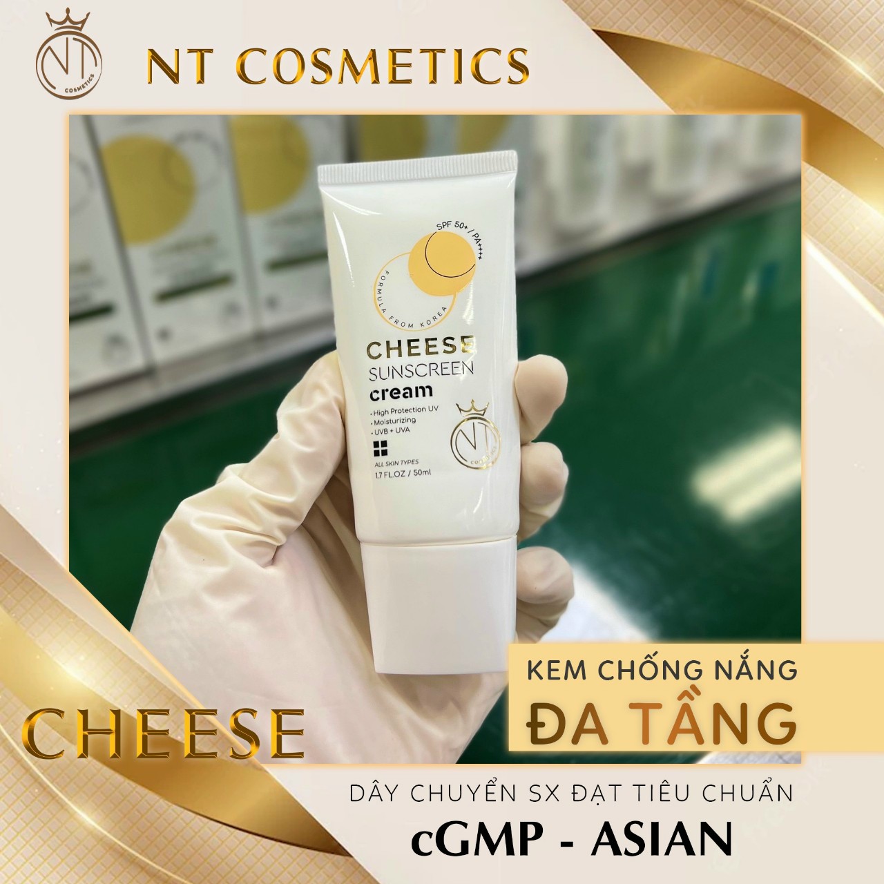 KEM DƯỠNG TRẮNG DA, CHỐNG NẮNG CHEESE