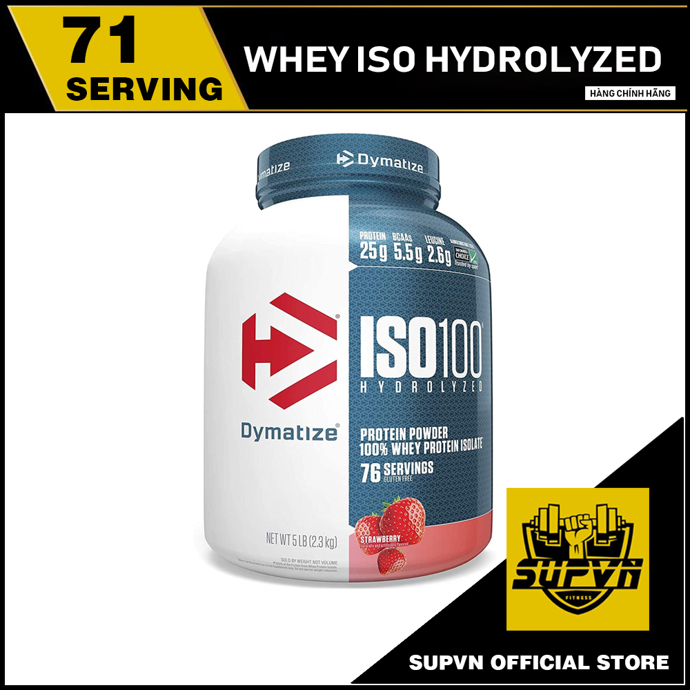 Iso 100 Dymatize 5Lbs Sữa tăng cơ Whey Protein Dymatize Iso100 2.3kg