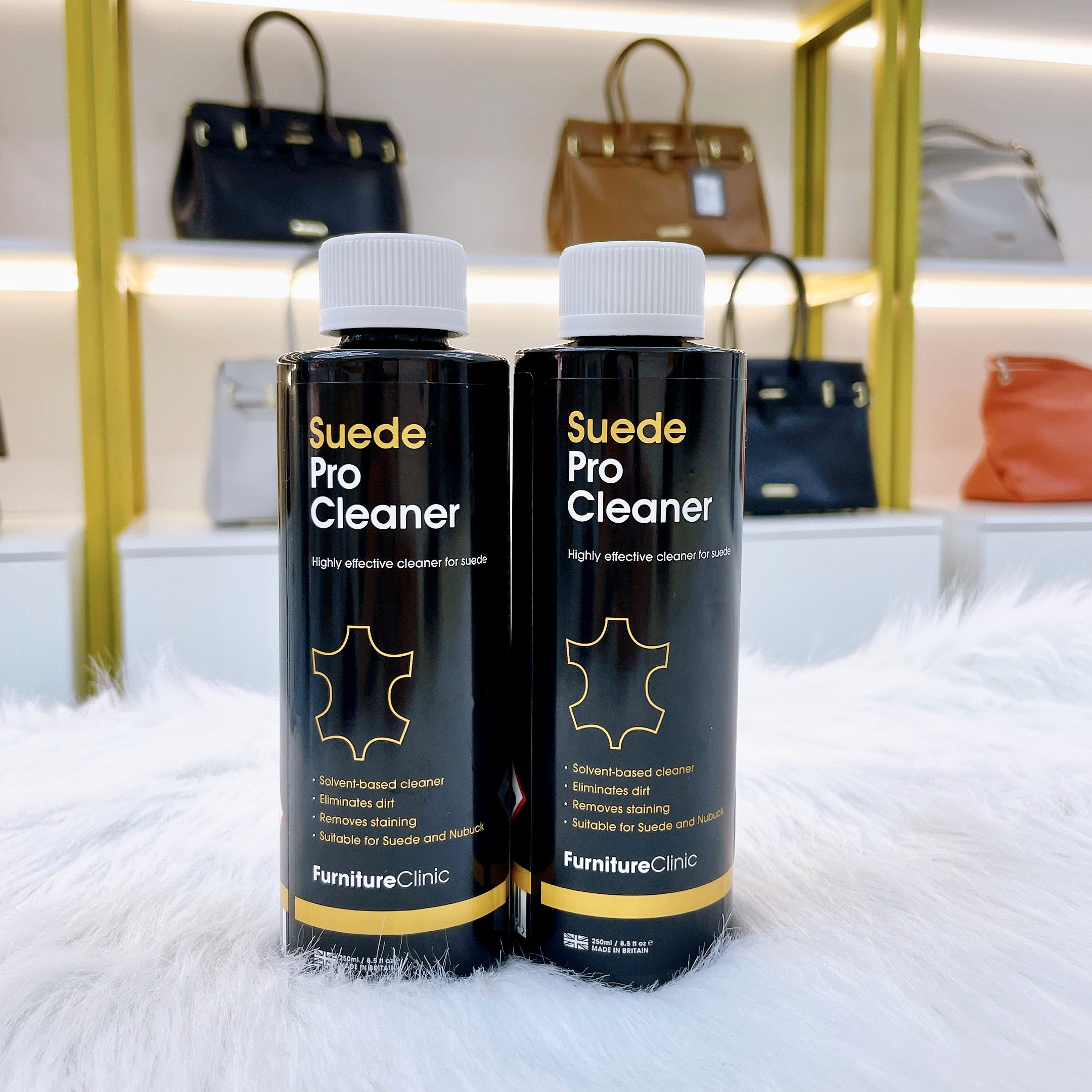 Dung dịch chuyên vệ sinh da lộn – Suede Pro Cleaner 250ml