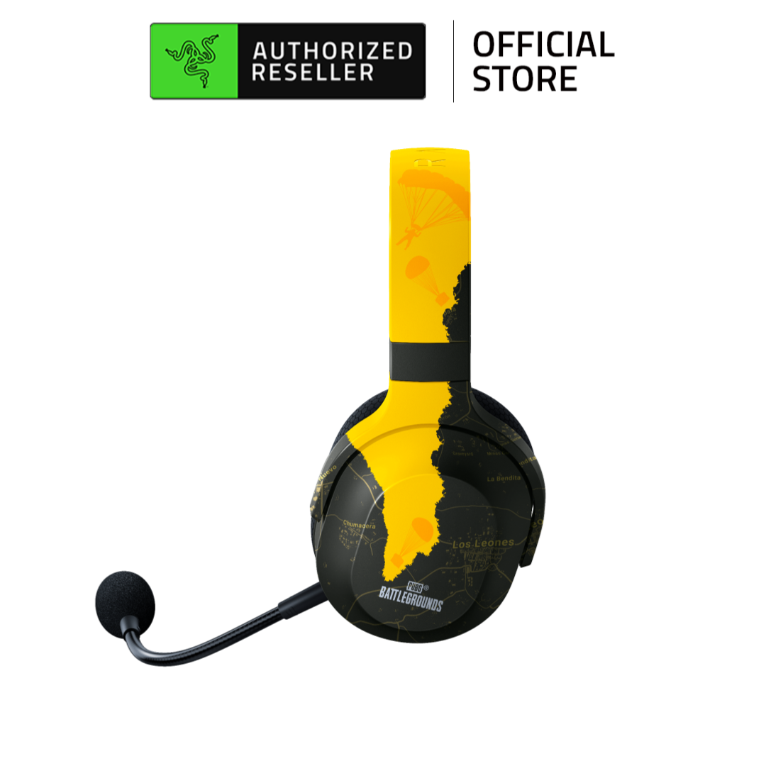 Razer Barracuda X - PUBG Edition Wireless Multi-platform Gaming and Mobile Headset (Tai nghe không dây Gaming) | 2.4GHz Wireless + Bluetooth | Lightweight | 40mm Drivers | Detachab