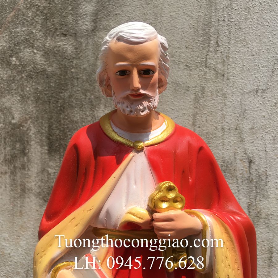 Tượng Thánh Phêrô 40cm composite