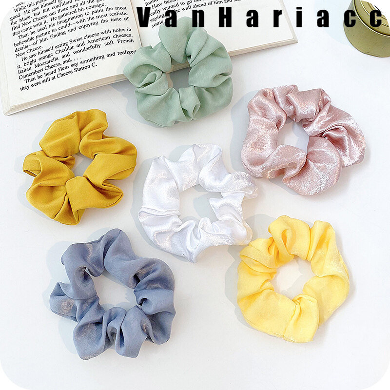Korean Candy Color Print Hair Bands